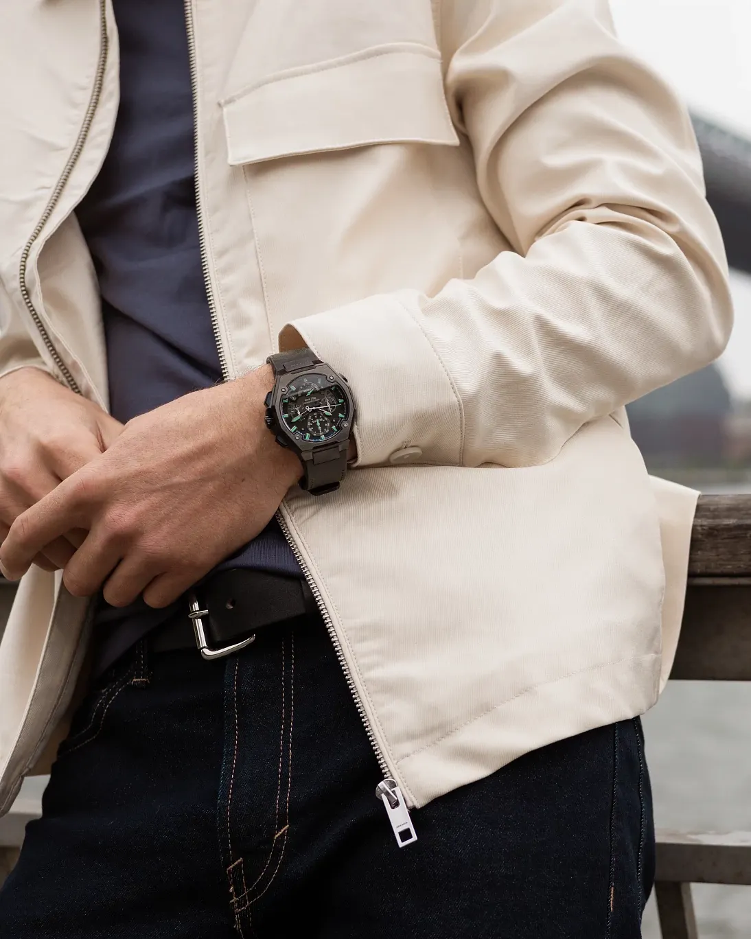 Black Dial Leather Strap Series X SE 98B355 | Bulova